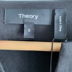 Theory Split Neck Linen-Blend Shift Dress Photo 3