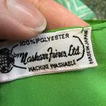 Vintage 60/70s Nasharr Frères Ltd made in Japan striped square scarf Green Photo 7