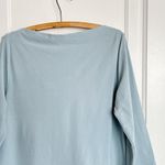 Eileen Fisher • Washable Stretch Crepe Shift Dress boat neck aqua blue Photo 8