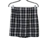ZARA Plaid Tweed Mini Skirt Sz Sm Photo 1