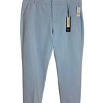 Liverpool  Kelsey Trouser Ankle Ponte Knit Dress Pant Size 16 / 33 Misty Blue NWT Photo 1