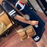 Coach NWT C5675 Pennie Crossbody With Coin Case In Signature Canvas Khaki Photo 5