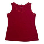 Karen Scott Lace-Patch V-Neck Tank top size M Photo 0