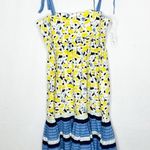 Tanya Taylor  Leandra Mixed Print Smocked Midi Dress NWT in Small Photo 6