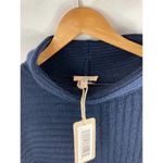 Como vintage NWT  Mock Neck Knit Sweater Navy Blue Medium Photo 1