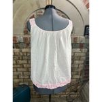 tank top pink lace square neck Size M Photo 6