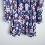 Anthropologie Cooper St Blue Floral Long Sleeve Dress Photo 2