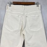 H&M ‎ Womens Jeans 4 High Rise Straight Leg Cream Minimalist Core Street Normcore Photo 3