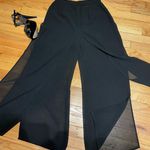 Vintage JBS Ltd  Palazzos High Waist Sheer Split/Slit Trousers Coastal Whimsgoth  Photo 4