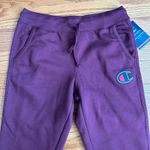 Champion  Embossed Logo Pockets Joggers Sweatpants Burgandy Women’s Size S NWT Photo 7