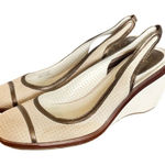 Cole Haan  Air suede wedge slingback sandals size 9.5 Photo 0