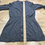 The Limited Vtg  Y2K 90s Baby Doll Knit Cardigan Sweater Women's Size Medium Gray Photo 8