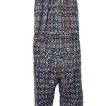 Isabel Marant  Etoile Blue Orange White Geometric Tank Button Jumpsuit sz 36 / 6 Photo 10