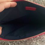 Cole Haan  | Hot Pink Genuine Pebble Grain Leather Clutch Wristlet Makeup Bag NWT Photo 7