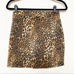 Forever 21  Leopard Print Mini Skirt Size Small Photo 0