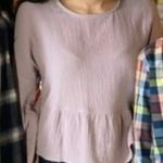 Altar'd State Lavender Ruffle Hem Women's Top Photo 1