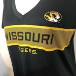 Rivalry Threads NWOT Black Gold Missouri Tigers V Neck T Shirt Top Photo 3