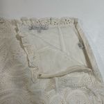 Lovers + Friends Cream Eyelet Ruffle Hem Mini Skirt Size M Photo 4