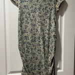 XL Isabel maternity Floral Print Women's Dress Green Photo 0