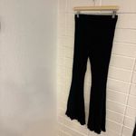 Aerie  kick it super flare ribbed pants in black Photo 2