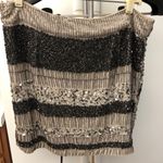 Piperlime Beaded Mini Skirt L Black Size L Photo 3