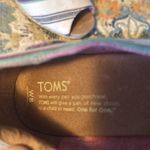 Toms Excellent condition Village Stripe wedge, size 8, worn once, shoe bag Photo 5