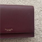 Kate Spade Maroon Crossbody Bag with Gold Chain Strap Photo 2