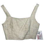 Abercrombie & Fitch  Cream Tan Ivory Cropped Sleeveless Crop Top Tank Top Women S Photo 0