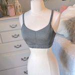 Athletic Works Sports Bra Gray XS Criss Cross Back Photo 2