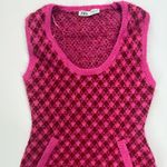 ZARA  Dress Woman’s Size Small Dark light pink dress mini‎ dress 80s with pockets Photo 7