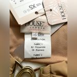 House Of CB NWT  London Bikini Swimsuit Bandeau Top Miyato Pale Gold XS Photo 6