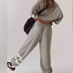 Free People Movement NWT  All Star Logo Pants In Heather Gray White Combo $98 MSRP No refunds or cancellation’s   Photo 4