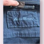 Eddie Bauer Edie Baurer Womens Size Small dark blue/gray Shaped Trucker Button up Denim Jack Photo 13