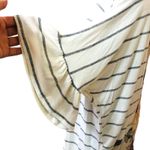 7th Ray (M) Striped Floral Open Cross Back Mixed Material Short Bell Sleeve Top Photo 7