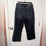 Judy Blue  High Rise Wide Leg Cropped Jeans W9/29 Dark Wash Photo 1