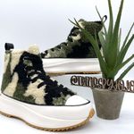 Steve Madden Shaft-F Camo Fur Platform Sneakers Photo 0