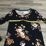 Maurice's  Floral Navy Blue Long Sleeve Shirt; small women’s; New Photo 5