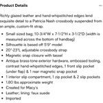 Patricia Nash RARE Beaumont in Bark Leaves Photo 8