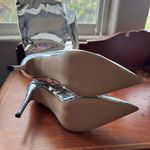 Arqa Knee Silver Metallic High Boots Women Wide Calf Stiletto Heel Zipper 8.5 39 Size undefined Photo 10