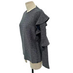 Scotch & Soda Maison Silver Lurex Ruffle Top Magical Attitudes Size XS Photo 4