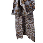 W118 By Walter Baker Walter Baker Alexandra Cheetah Printed Maxi Dress Blue Size S Photo 4