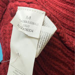 Cupshe  Medium Burgundy Cable Knit Cutout One Shoulder Sweater NWT Photo 11