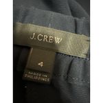 J.Crew Women's Blue White Straight Tapered Leg High Rise Trousers Track Pants 4 Photo 4