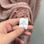 Ophelia Rose Tiered Midi Dress Women’s Size Medium‎ Pink Boho Long Sleeve Photo 3