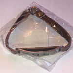 Be Fearless Brown Leather Silver Tone Boho Bracelet She's Brave Brand Photo 1