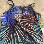 Free Country Blue and Orange Top Swim size M it’s only TOP brand new Photo 1