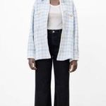 ZARA HOUNDSTOOTH TEXTURED OVERSHIRT, size M Photo 0