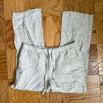 Liz Claiborne Vintage high rise linen cotton beige pants  Photo 0