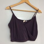 LA Hearts MOVING SALE - purple wrap camisole crop top Photo 1