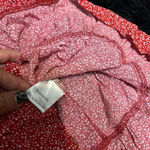 Princess Polly  red floral print mini skirt size 0 women’s Photo 4